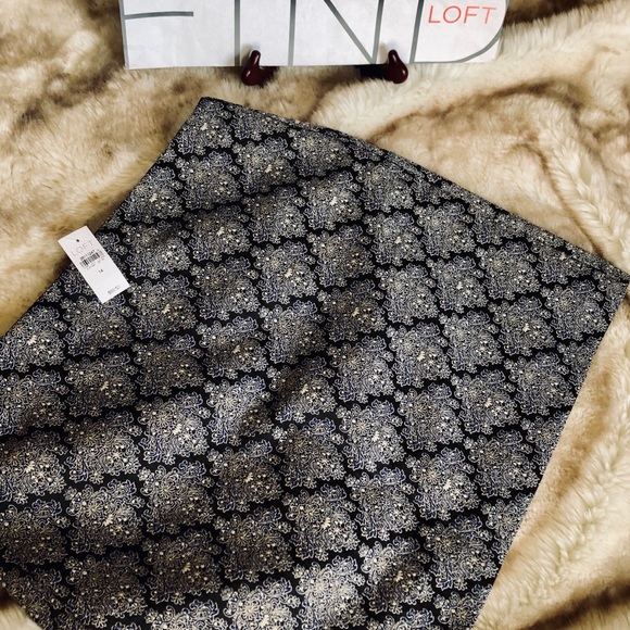 ANOTHER EXCLUSIVE LOFT/ANN TAYLOR Sz14 PRINT SKIRT - Picture 6 of 16